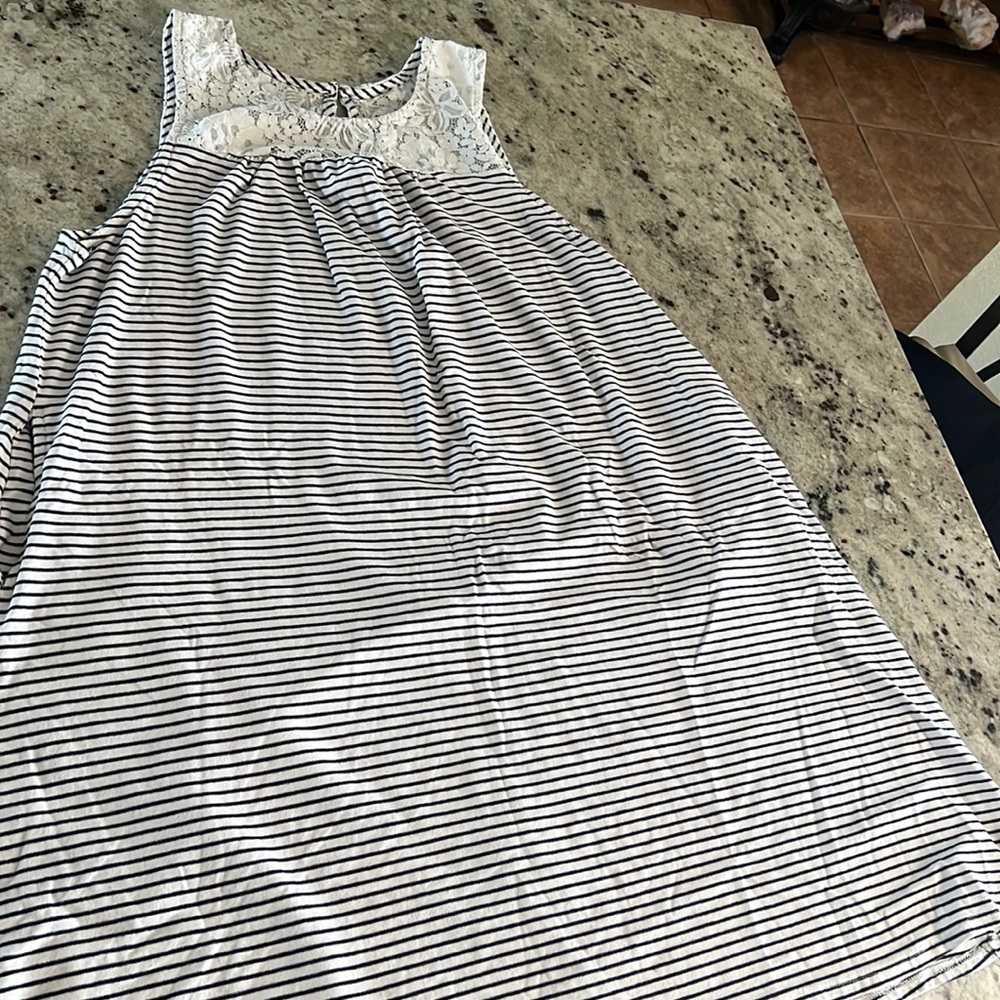 Black and white dress